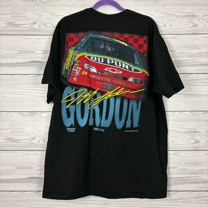 VTG COMPETITORS VIEW 1999 #24 JEFF GORDON DEADSTOCK BLACK TEE NASCAR SIZE XL